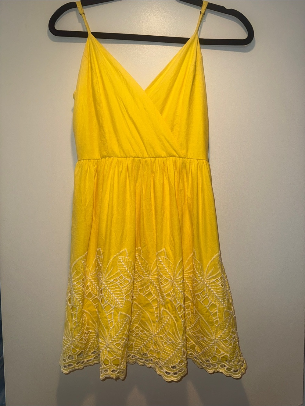 Altar'd State Yellow Embroidered Sundress
